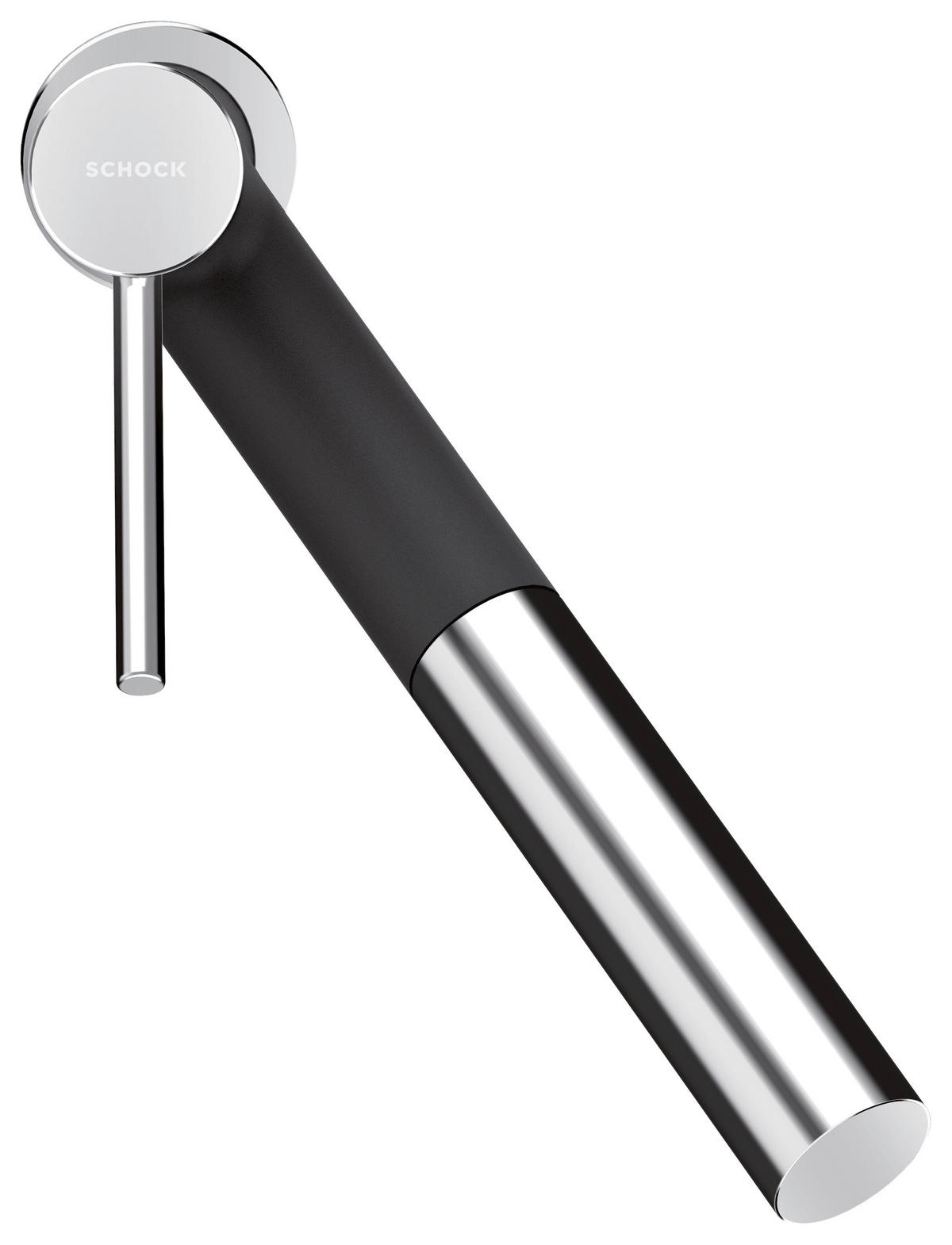 KÜCHENARMATUR 510120PUR  - Chromfarben/Schwarz, Basics, Stein/Metall (5/29,3/23,2cm) - Schock