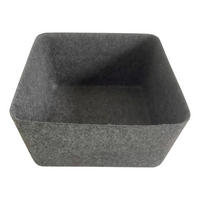 AUFBEWAHRUNGSBOX     - Grau, Basics, Textil (22/12/22cm)