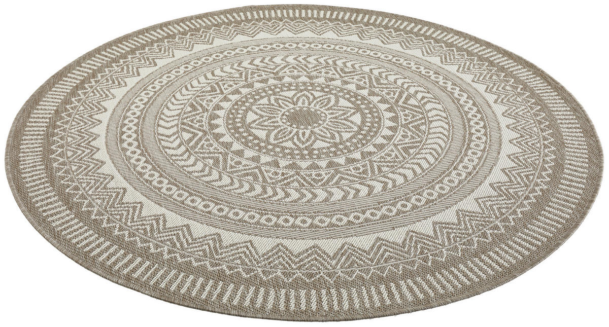 PREPROGA ZA ZUNANJO UPORABO  Skara      200 cm   tkano  bež  - bež, Natur, tekstil (200cm) - Novel