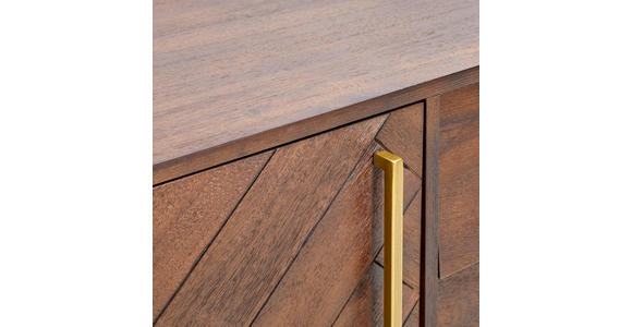 SIDEBOARD 180/80/45 cm - Messingfarben/Akaziefarben, KONVENTIONELL, Holz/Holzwerkstoff (180/80/45cm) - Ambia Home