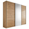SCHWEBETÜRENSCHRANK 249/222/68 cm 3-türig Eiche Artisan  - Alufarben/Eiche Artisan, Holzwerkstoff/Metall (249/222/68cm) - Moderano