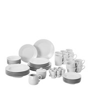 KOMBISERVICE 50-teilig - Weiß, Basics, Keramik - Boxxx