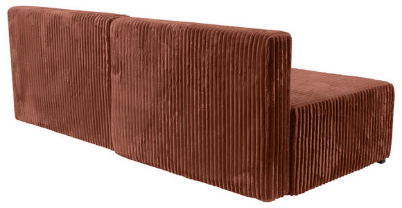 ECKSOFA Bronzefarben Cord - Schwarz/Bronzefarben, MODERN, Holz/Textil (210/145cm) - Carryhome