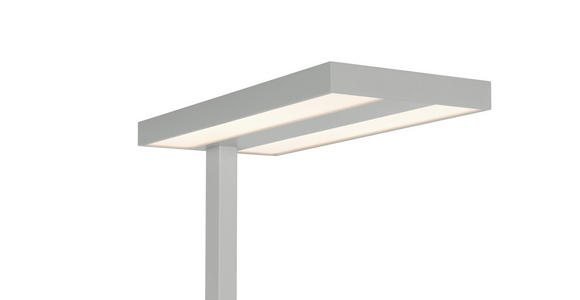 LED-STEHLEUCHTE 61/28/195 cm - Klar/Chromfarben, KONVENTIONELL, Kunststoff/Metall (61/28/195cm) - Novel