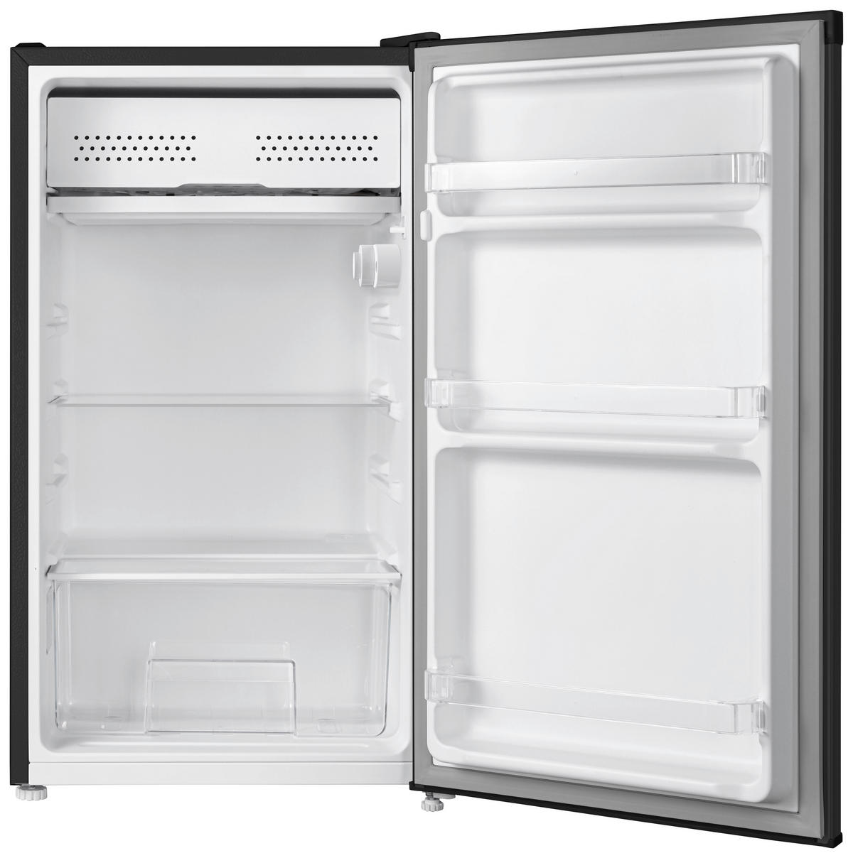 KÜHLSCHRANK 47,4/83,1/44,7 cm KG83S-52  - Schwarz, Basics, Glas/Kunststoff (47,4/83,1/44,7cm) - Respekta