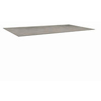 GARTENTISCHPLATTE Kunststoff Hellgrau  - Hellgrau, Basics, Kunststoff (200/100/1,3cm) - Stern