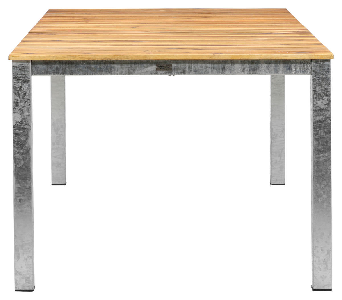 UTEBORD trä, metall rektangulär  - akaciefärgad/zinkfärgad, Klassisk, metall/trä (200/100/74cm) - Gardenson