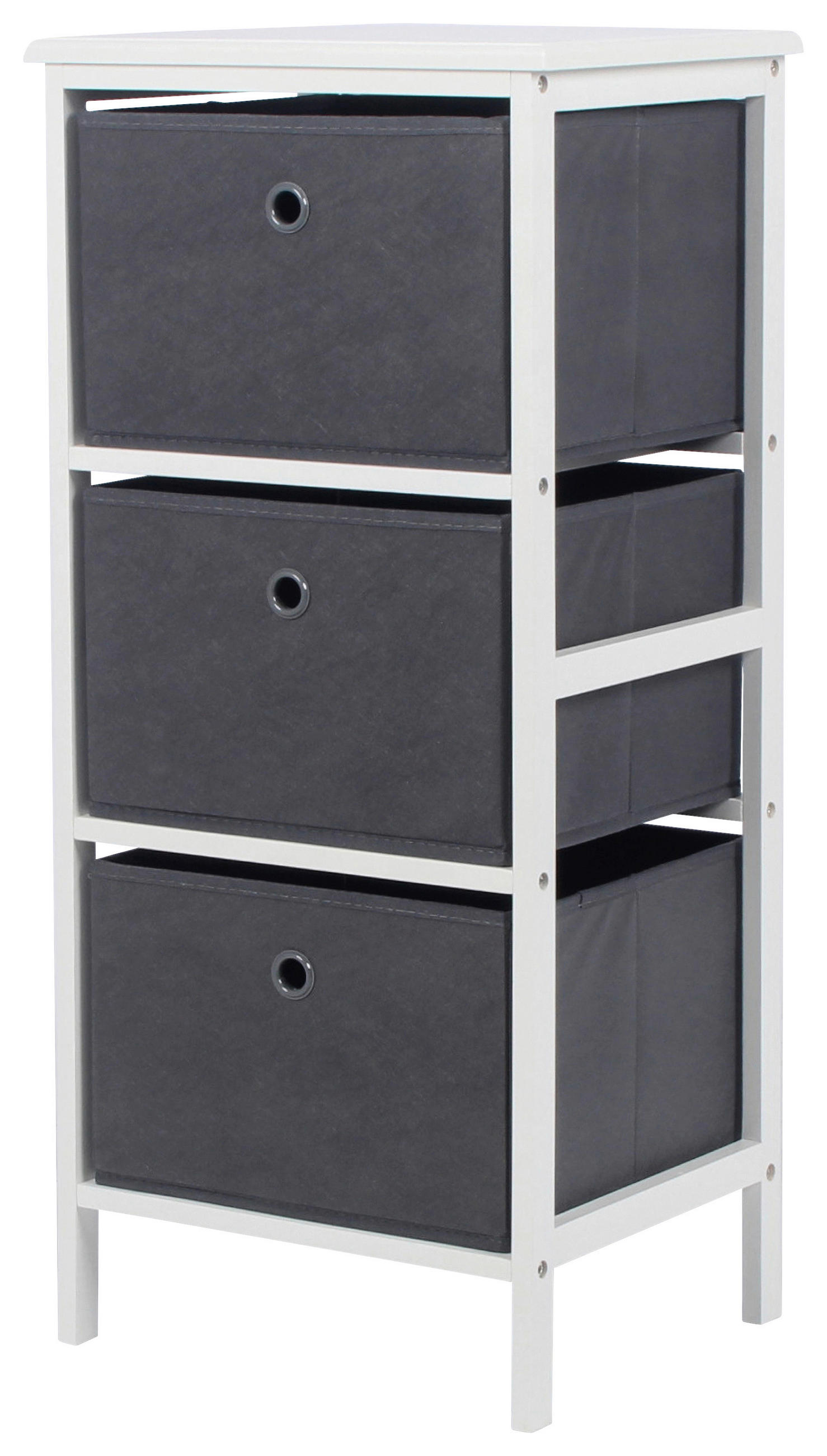 Regal Oliver 2 37 Cm Grau / Weiß