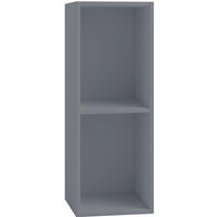 SCHALLPLATTENREGAL Grau  - Grau, Basics, Holzwerkstoff (34/72/30cm) - MID.YOU