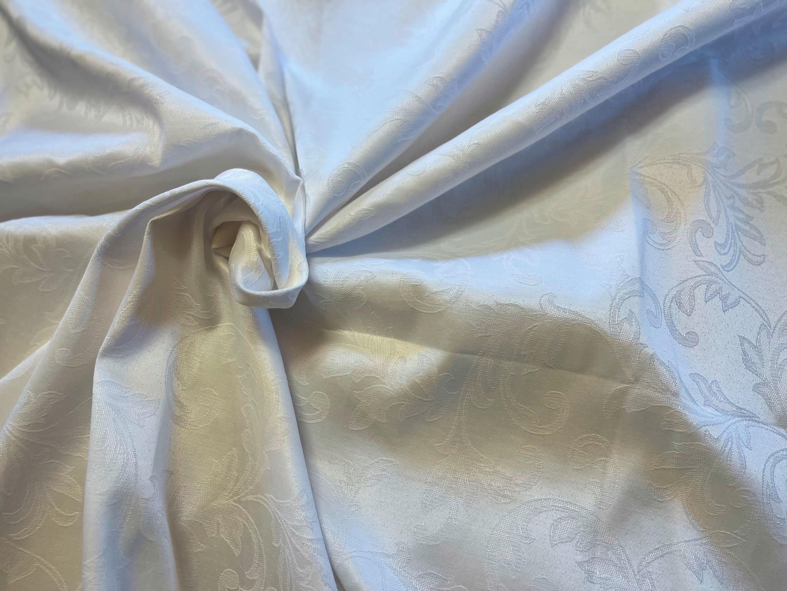 ASZTALI FUTÓ 50/150 cm   - fehér, Basics, textil (50/150cm)
