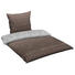 BETTWÄSCHE Satin Taupe 155/220 cm - Taupe, KONVENTIONELL, Textil (155/220cm) - Novel