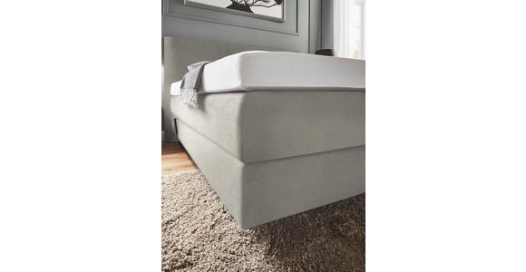 BOXSPRINGBETT 160/200 cm  in Beige  - Beige, KONVENTIONELL, Holz/Textil (160/200cm) - Dieter Knoll