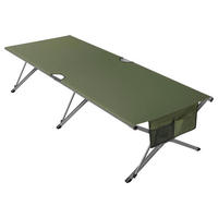 CAMPINGBETT 210/80/80 cm  - Grün, Basics, Textil/Metall (210/80/80cm) - Modante
