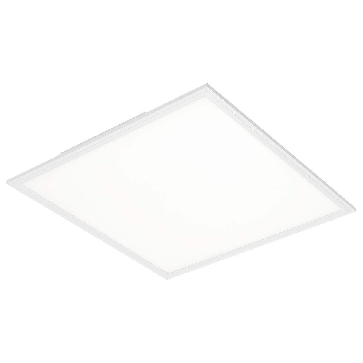 LED-DECKENLEUCHTE 59.5/59.5/6 cm   - Weiß, Design, Kunststoff (59.5/59.5/6cm)