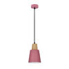 PENDELLAMPA Faro 13/13/80 cm  - pink/svart, Trend, metall (13/13/80cm)