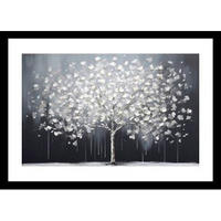 OBRAZ, abstraktní, 50/70/1.5 cm - vícebarevná, Basics, textil (50/70/1.5cm)