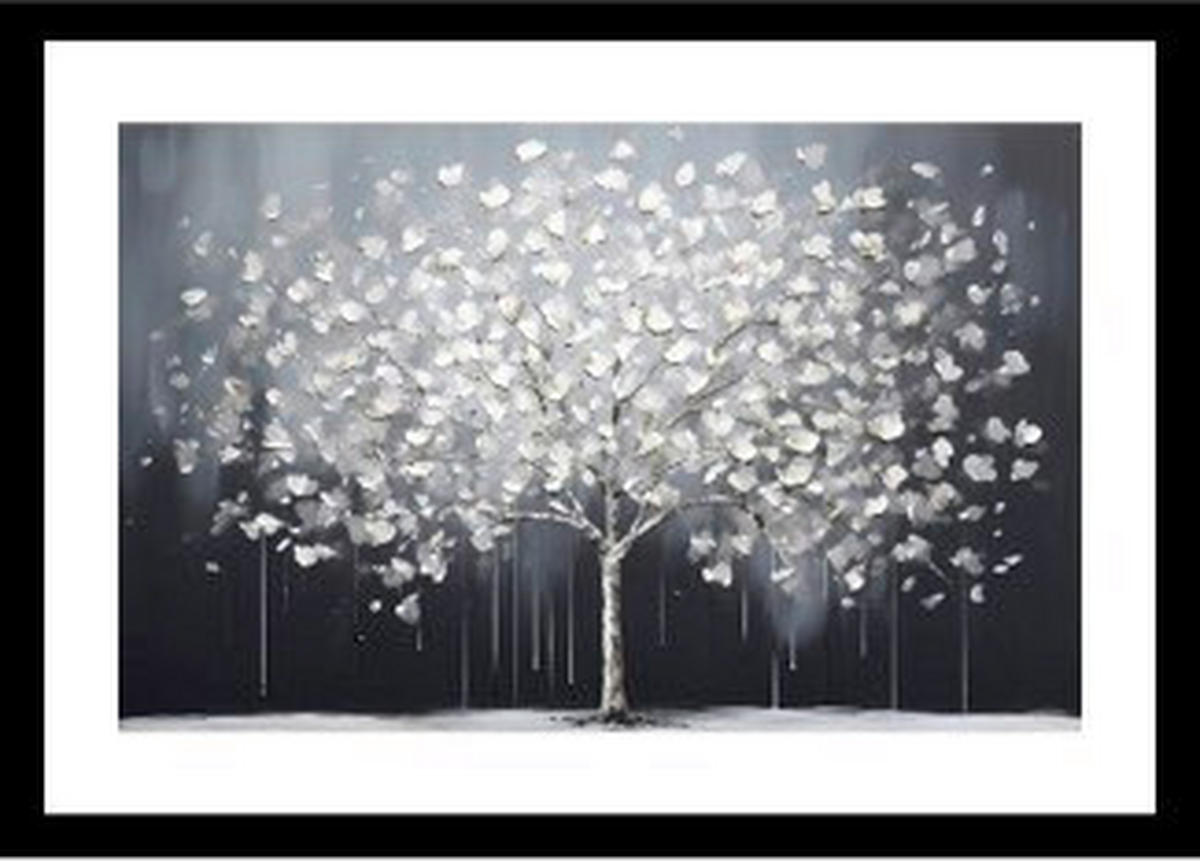 OBRAZ, abstraktní, 50/70/1.5 cm - vícebarevná, Basics, textil (50/70/1.5cm)