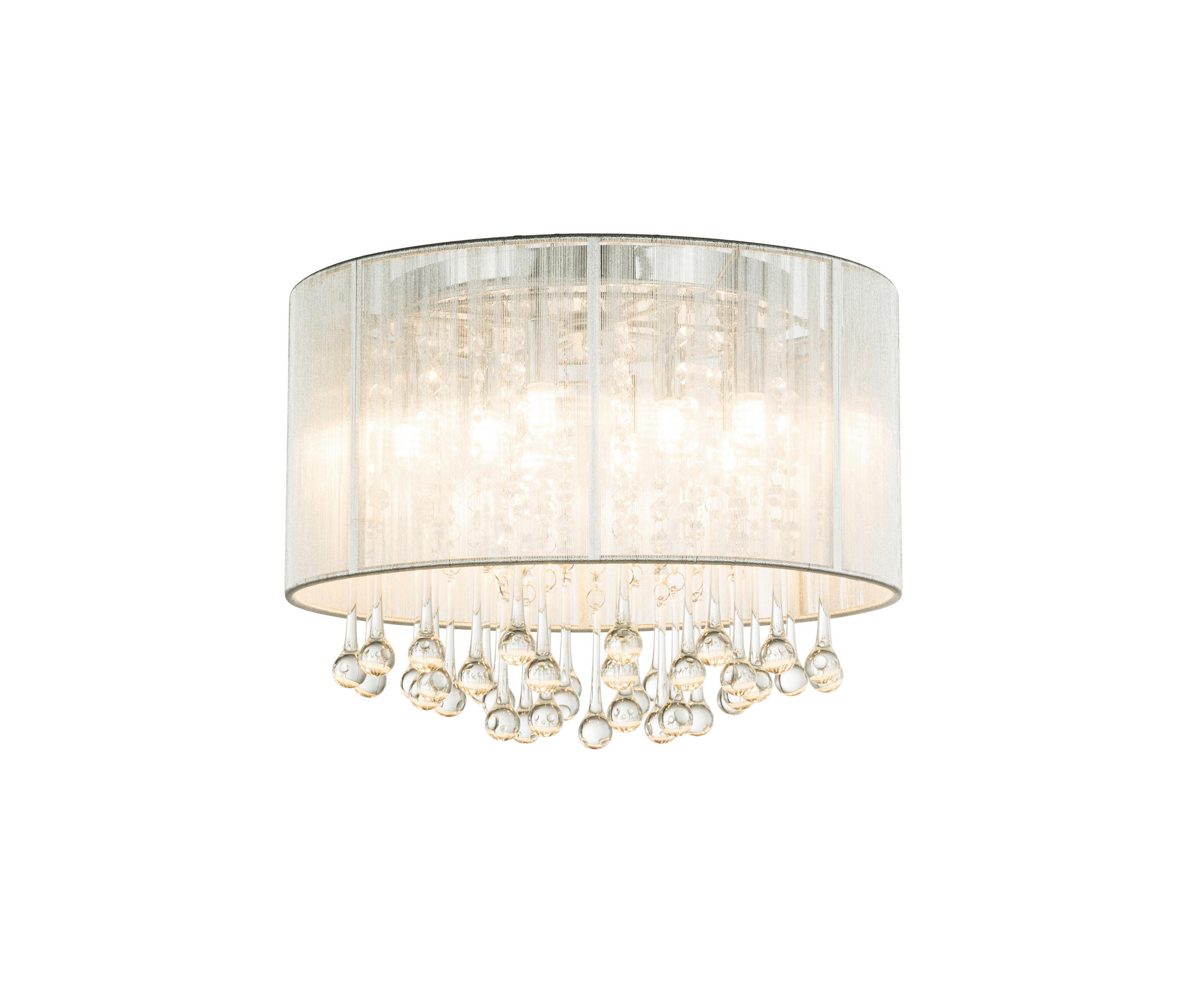 Globo Led-Deckenleuchte Silber 29 cm