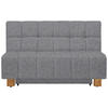 SCHLAFSOFA in Textil Hellgrau  - Hellgrau/Naturfarben, Modern, Holz/Textil (145/92/102cm) - Novel