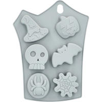 BACKFORM Happy Halloween 17,5/2,5/23,2 cm  - Hellgrau, Trend, Kunststoff (17,5/2,5/23,2cm) - Birkmann