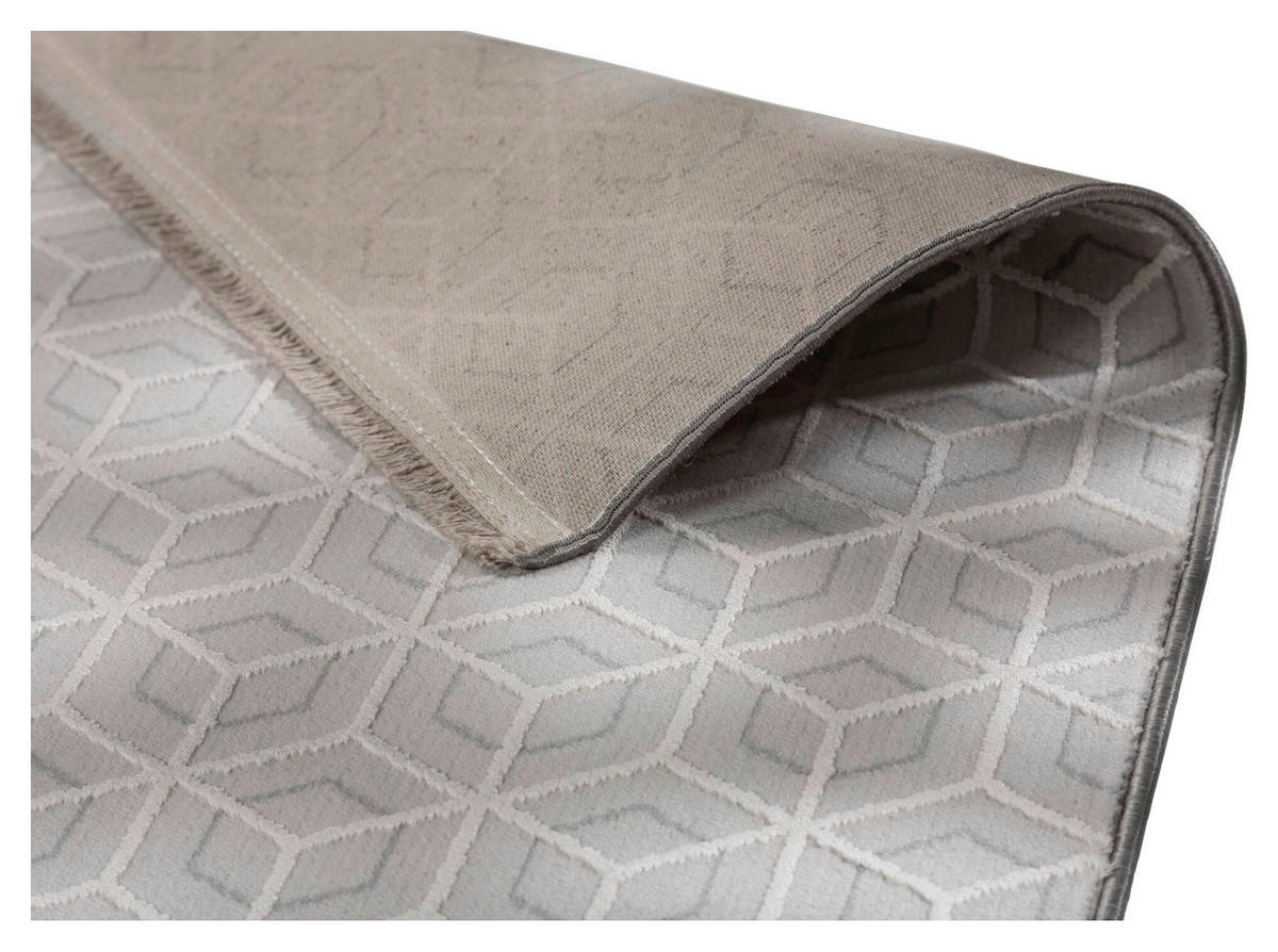WEBTEPPICH 170/240 cm Metric  - Silberfarben, Design, Textil (170/240cm) - Joop!