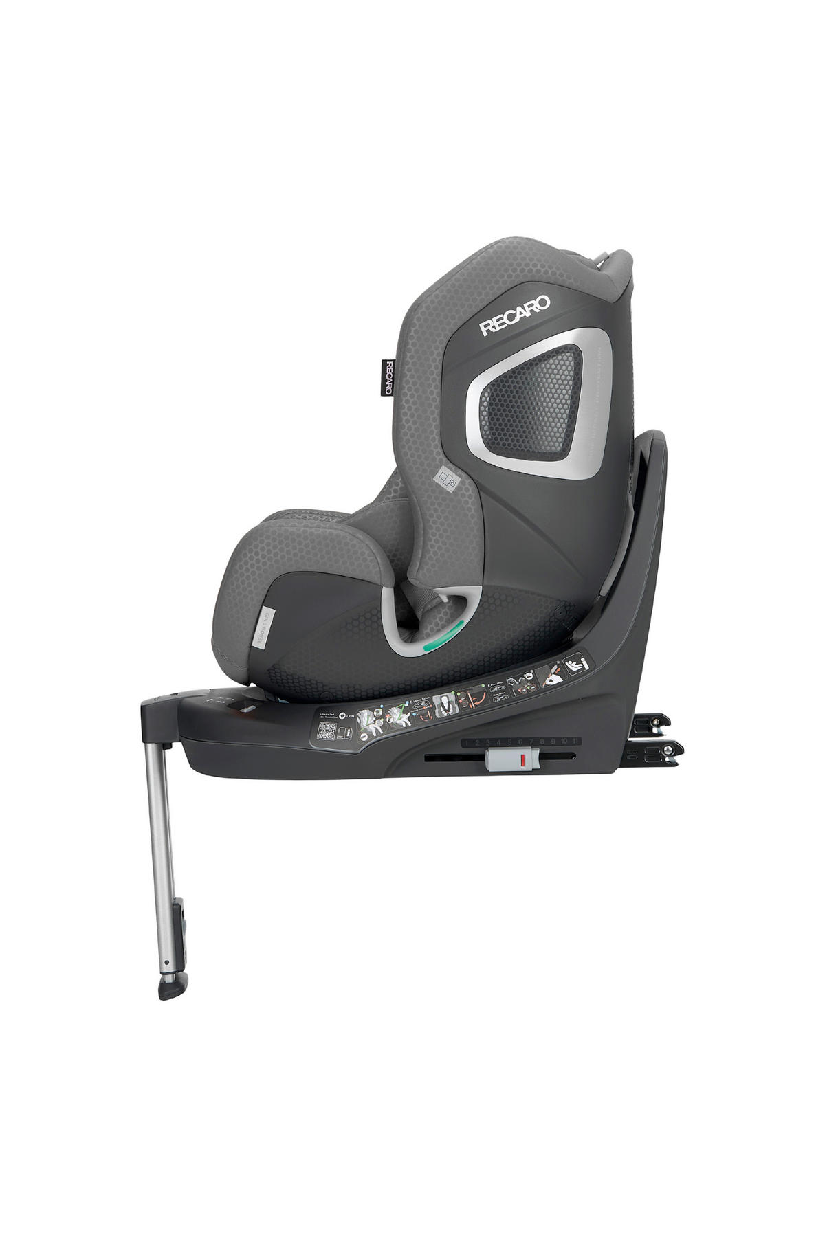 REBOARDER-KINDERSITZ Xenon 1 Kid  - Dunkelgrau, Basics, Kunststoff/Textil (44/58-77/58,5cm) - RECARO