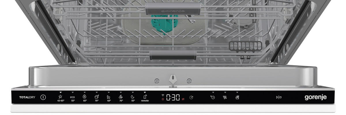 GESCHIRRSPÜLER GV673B60  - Schwarz/Weiß, Basics, Kunststoff/Metall (59,8/81,6/55,5cm) - Gorenje