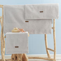 FROTTIERSET Hellgrau 3-teilig  - Hellgrau, Basics, Textil (75/150cm)