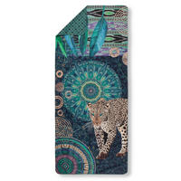 SPORTHANDTUCH 75/180 cm Blau, Grün, Petrol  - Blau/Petrol, Trend, Textil (75/180cm)