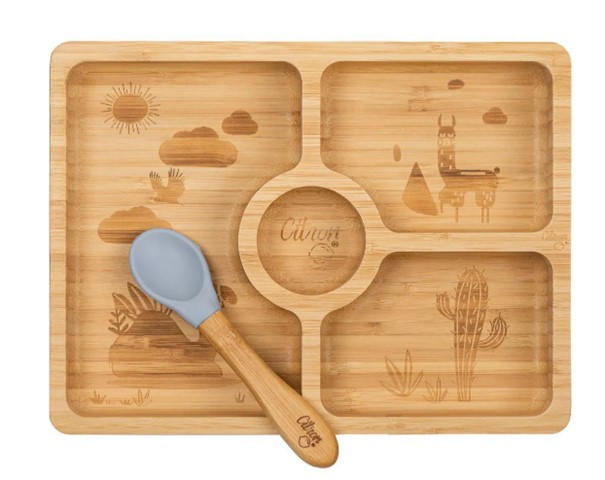 KINDERGESCHIRRSET  - Pink/Altrosa, Basics, Naturmaterialien/Kunststoff