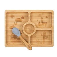 KINDERGESCHIRRSET  - Pink/Altrosa, Basics, Naturmaterialien/Kunststoff