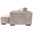 ECKSOFA Rosa Cord  - Braun/Rosa, KONVENTIONELL, Holz/Textil (230/190cm) - Carryhome