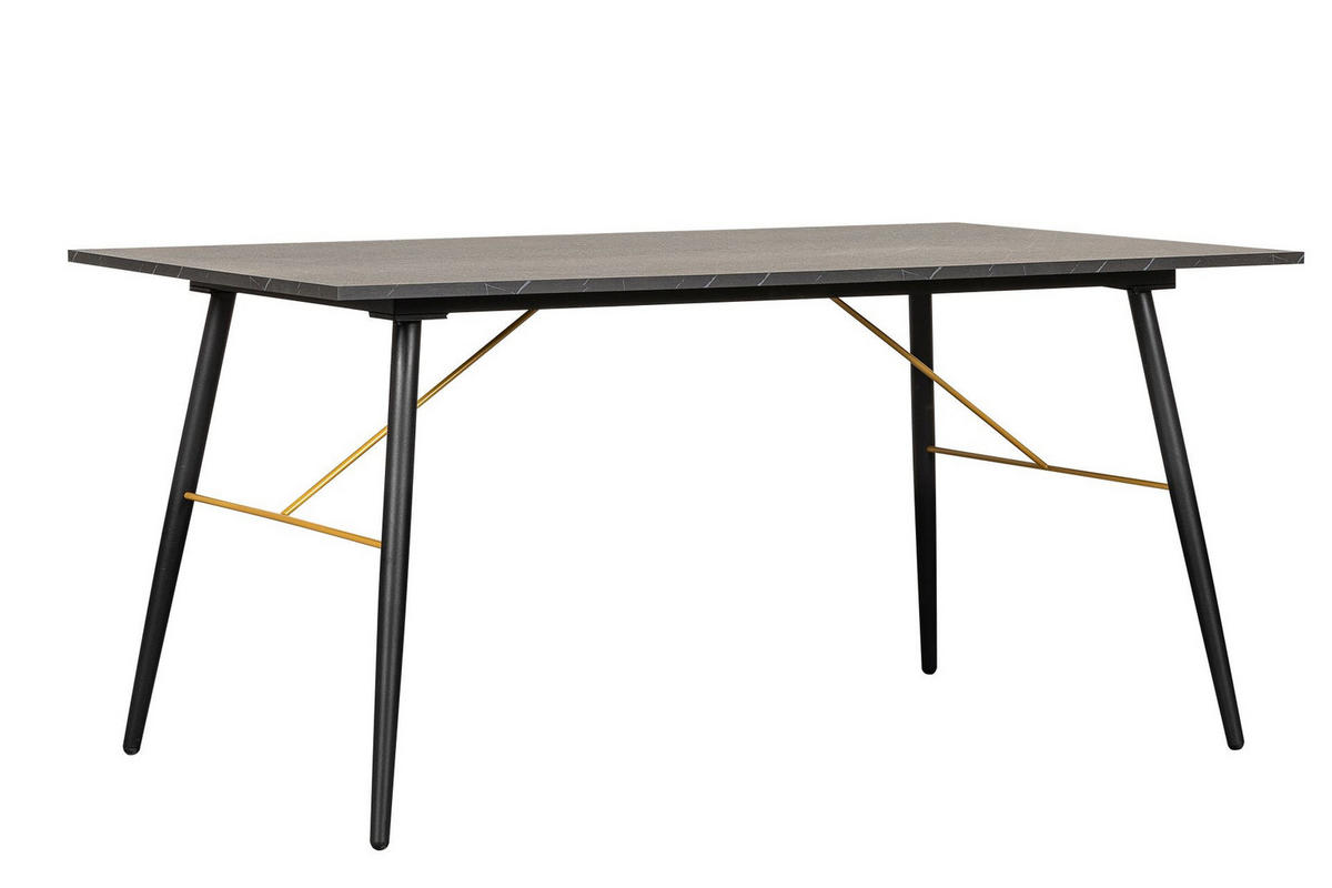 STOL ZA BLAGOVAONICU  crna  metal, drvni materijal      - crna, Moderno, drvni materijal/metal - Hom`in