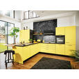 EINBAUKÜCHE   - Gelb, Design, Holzwerkstoff - Novel