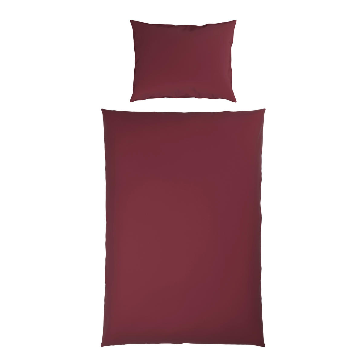 BETTWÄSCHE 2-teilig 140/200 cm  - Rot, Basics, Textil (140/200cm) - Bio:Vio