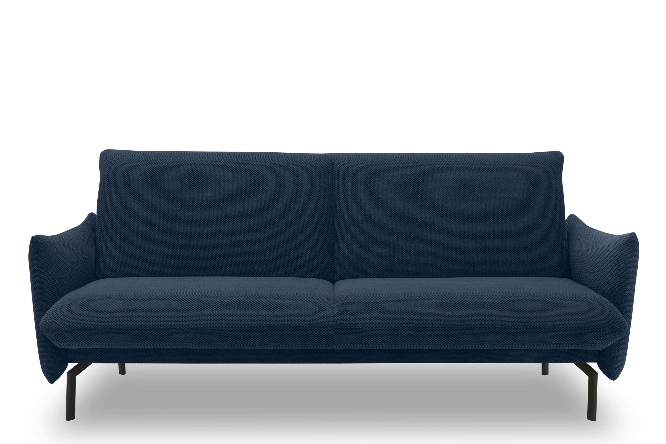 SCHLAFSOFA Mikrofaser Blau  - Blau/Schwarz, Design, Textil/Metall (234/102/95cm) - MID.YOU
