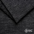 ECKSOFA inkl. Funktionen Graphitfarben Samt  - Graphitfarben, Natur, Holz/Textil (206/261cm) - Venda