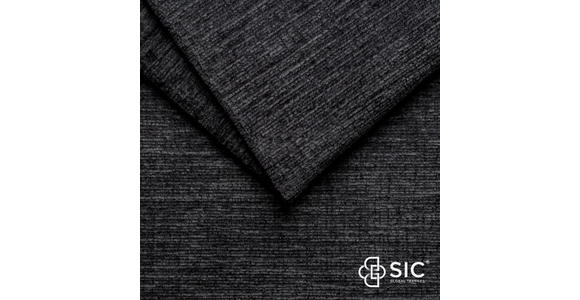 ECKSOFA inkl. Funktionen Graphitfarben Samt - Graphitfarben, Natur, Holz/Textil (206/261cm) - Venda