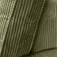 ECKSOFA Olivgrün Cord Zierkissen, Rückenkissen, Rücken echt  - Schwarz/Olivgrün, MODERN, Kunststoff/Textil (307/228cm) - Carryhome