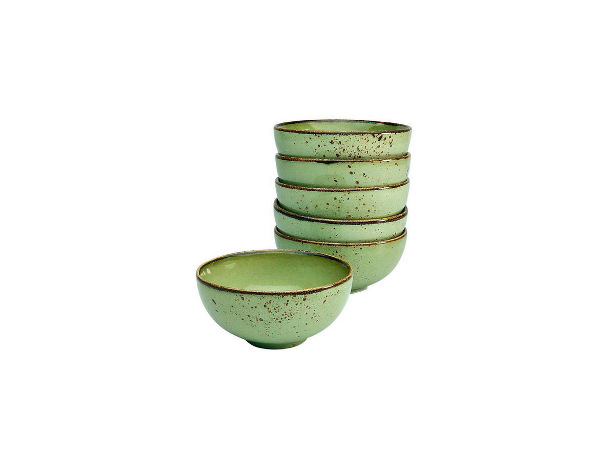 DIPSCHALENSET 11,5 cm  - Grün, Trend, Keramik (11,5cm) - Creatable
