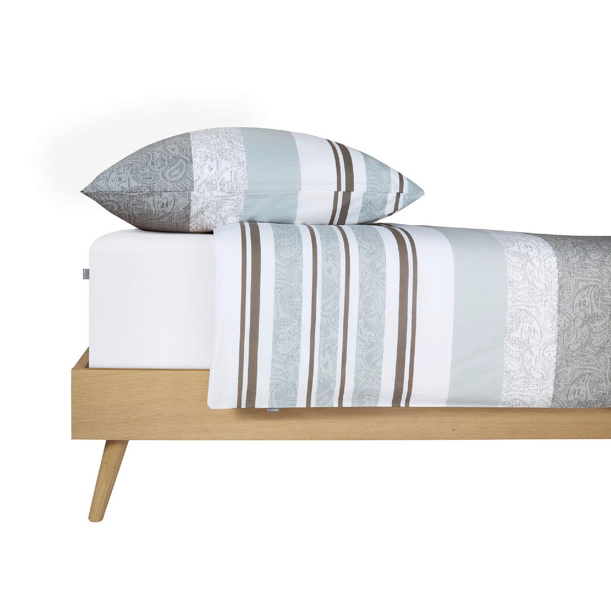 BETTWÄSCHE ADELE Renforcé 155/220 cm  - Grau, Basics, Textil (155/220cm)