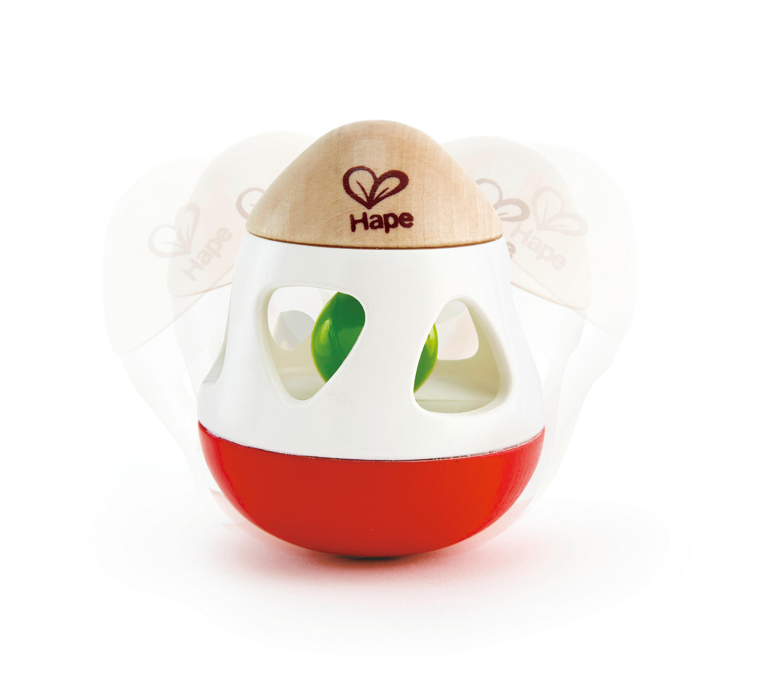 RASSEL  - Basics, Holz/Kunststoff (6,7/8,4/6,7cm) - Hape