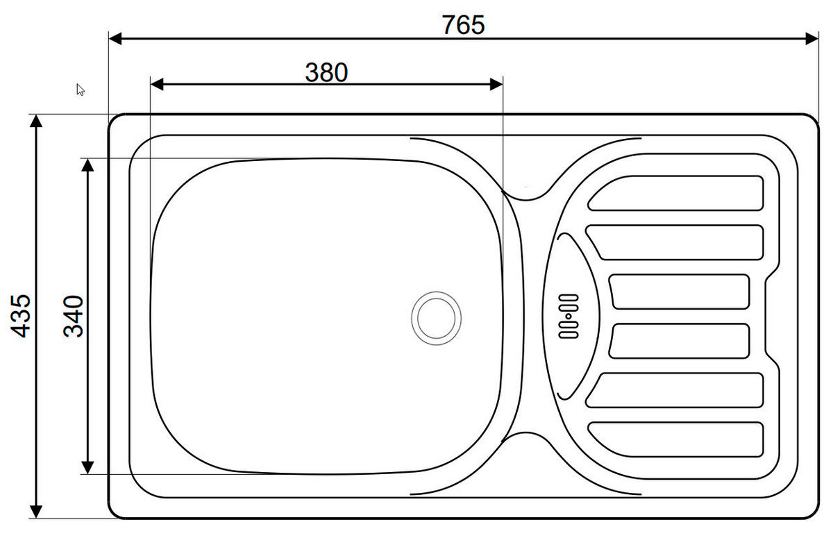SET SUDOPERA I SLAVINE           - boje aluminija, Basics, metal (76/44cm)