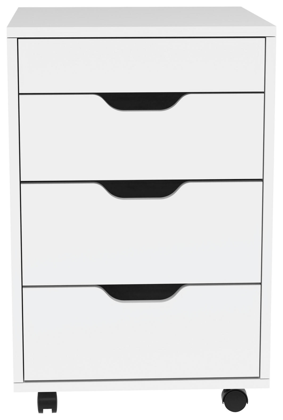 RULLHURTS 40/66,5/45 cm  - vit, Klassisk, trämaterial/plast (40/66,5/45cm) - Carryhome