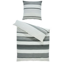 BETTWÄSCHE DAVOS Biber 135/200 cm  - Grün, Design, Textil (135/200cm) - Janine