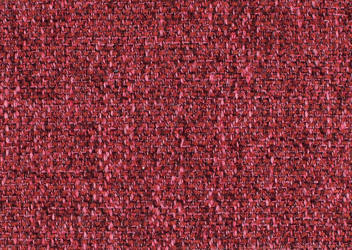 ECKSOFA in Flachgewebe Rot  - Rot/Schwarz, Design, Holz/Textil (159/314cm) - Dieter Knoll