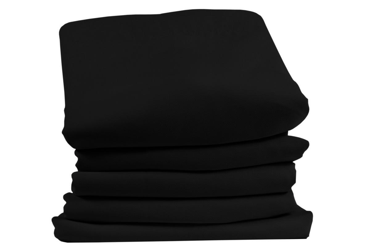 LÄRMSCHUTZVORHANG black-out (lichtundurchlässig) 145/260 cm   - Schwarz, Basics, Textil/Metall (145/260cm)