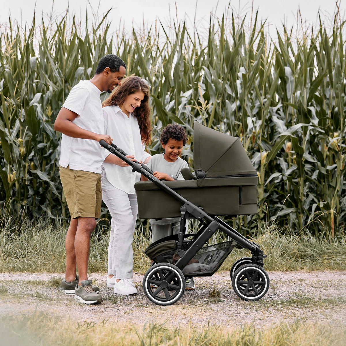 KINDERWAGEN  Salsa 5 Air  Canteen  - Graubraun, Basics (63/118/95.5cm) - ABC Design