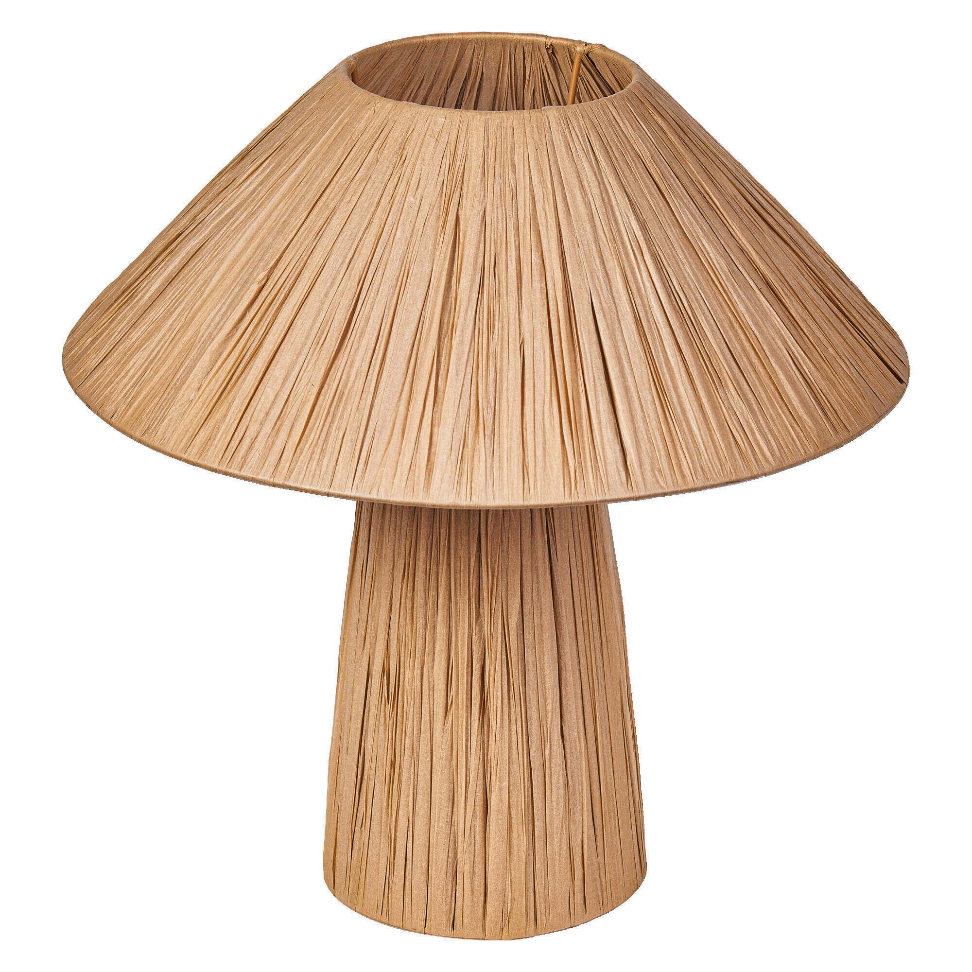 TISCHLEUCHTE 40/40,5 cm   - Braun, Natur, Naturmaterialien/Metall (40/40,5cm) - Ledvance