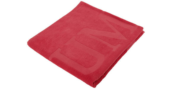 STRANDTUCH 80/180 cm Rot - Rot, KONVENTIONELL, Textil (80/180cm) - Esposa